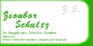 zsombor schultz business card
